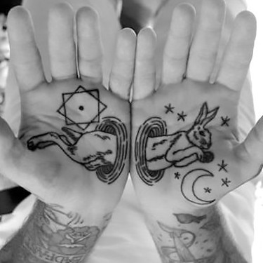 Crazy Rabbit Tattoo