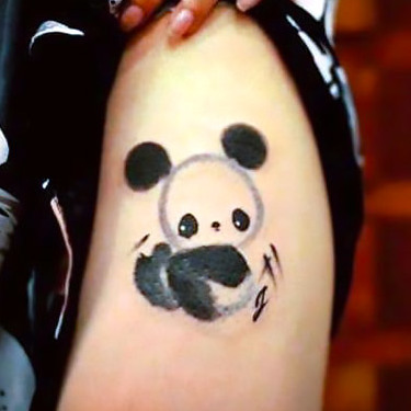 Panda Baby Tattoo