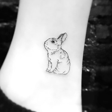 Tiny Rabbit Tattoo