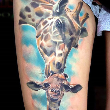 Best Giraffe Tattoo