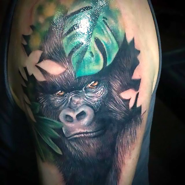 Gorilla Tattoo Idea
