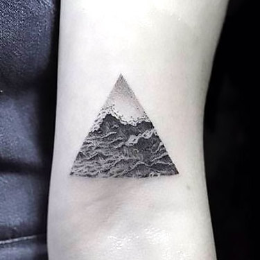 Small Arm Triangle Tattoo
