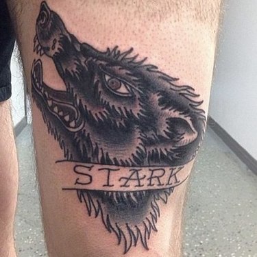 Starks Wolf Tattoo