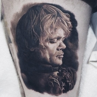 Tyrion Lannister Portrait Tattoo