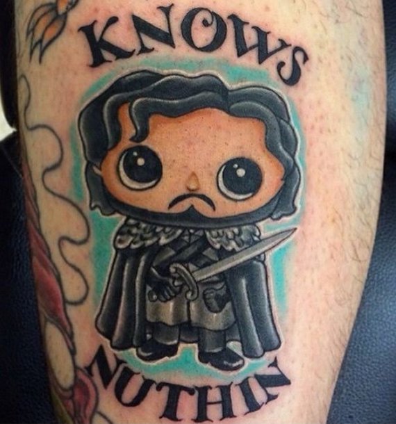 Jon Snow Knows Nuthin Tattoo Idea