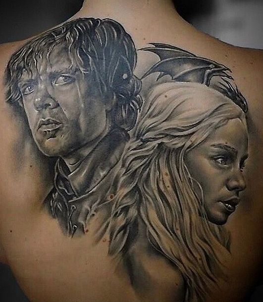 Daenerys Targaryen and Tyrion Lannister Tattoo Idea