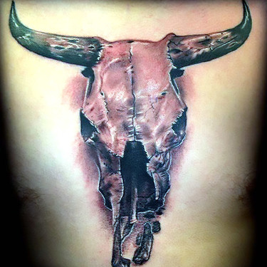 Bull Skull Tattoo for Men Tattoo