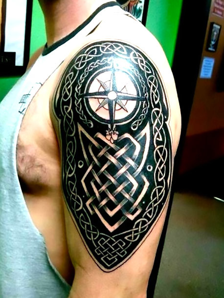 Celtic Shoulder Tattoo Idea