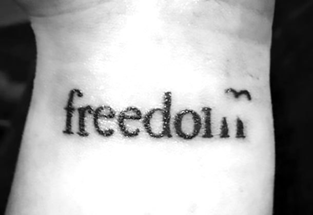 Freedom Bird Tattoo Idea