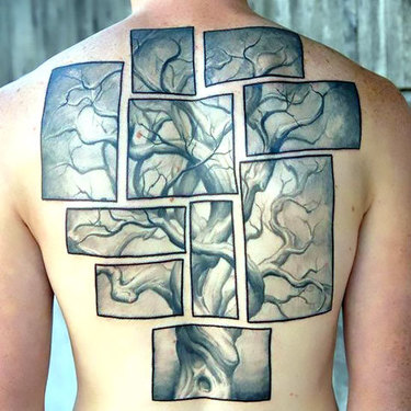 Full Back Tree Tattoo for Guys Tattoo