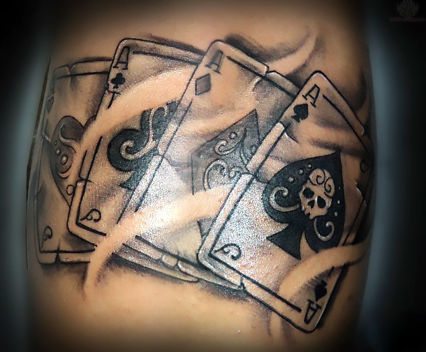 Four Aces Tattoo Idea