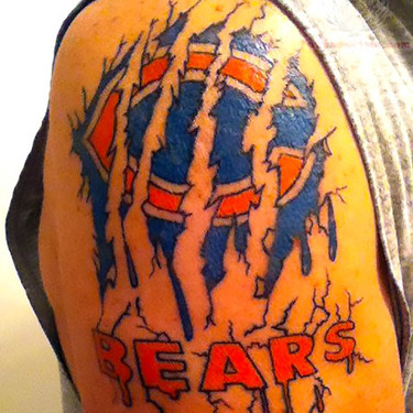 Chicago Bears Tattoo