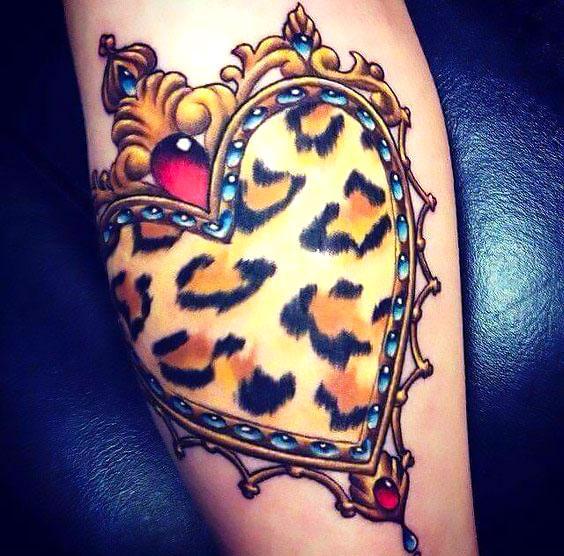 Animal Print Leopard Tattoo Idea
