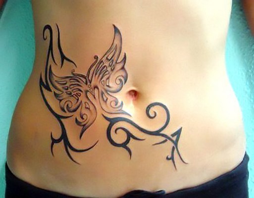 Butterfly Tribal Amazing Tattoo Idea