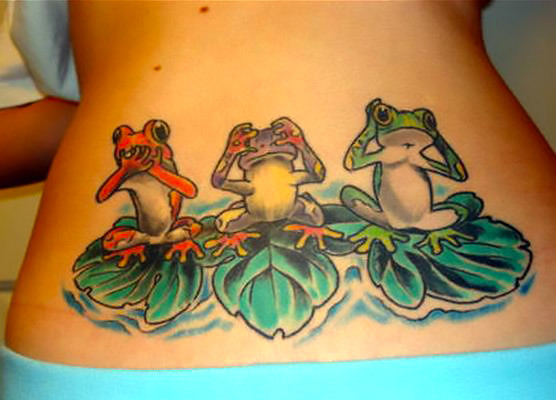 Don't See Don't Hear Don't Speak Frogs  Tattoo Idea