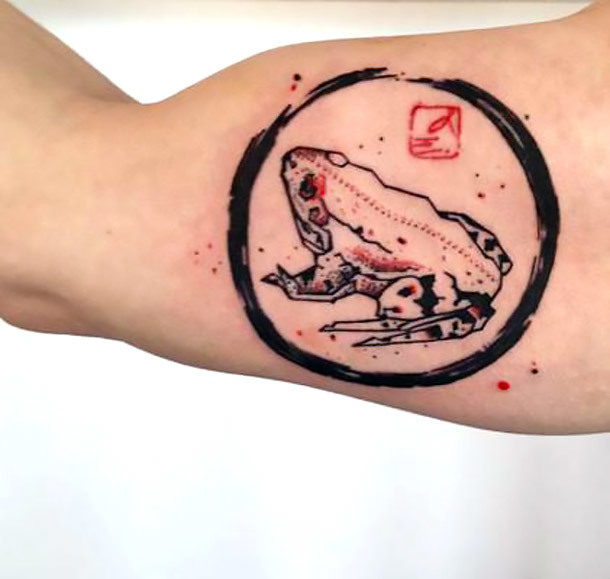 Trash Frog Tattoo Idea
