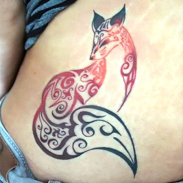 Tribal Fox Tattoo