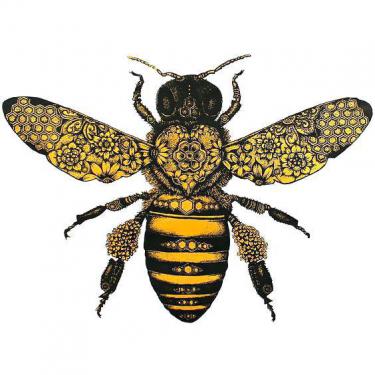 Amazing Bee Tattoo