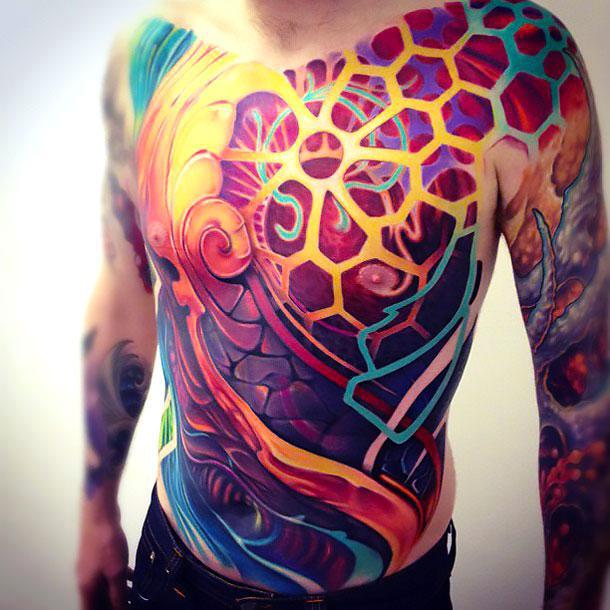 Best Colorful Tattoo for Guys Tattoo Idea
