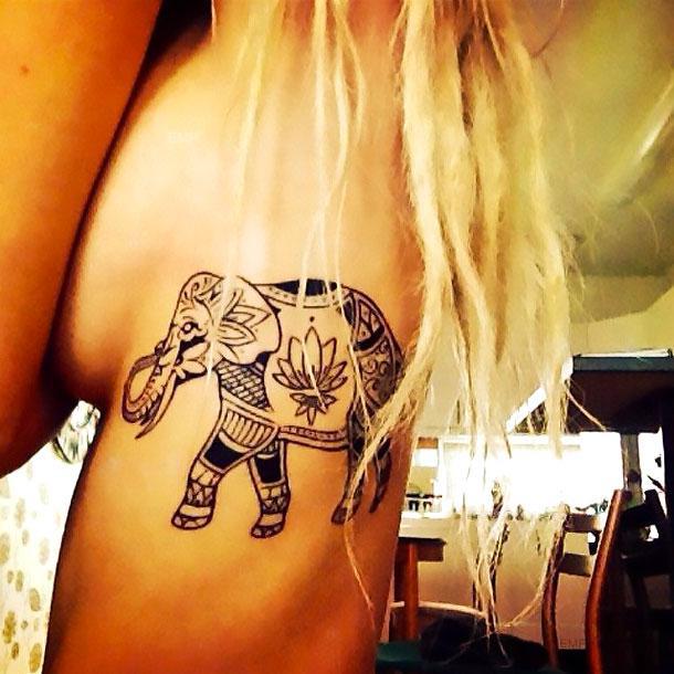 Asian Elephant Tattoo Idea