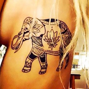 Asian Elephant Tattoo