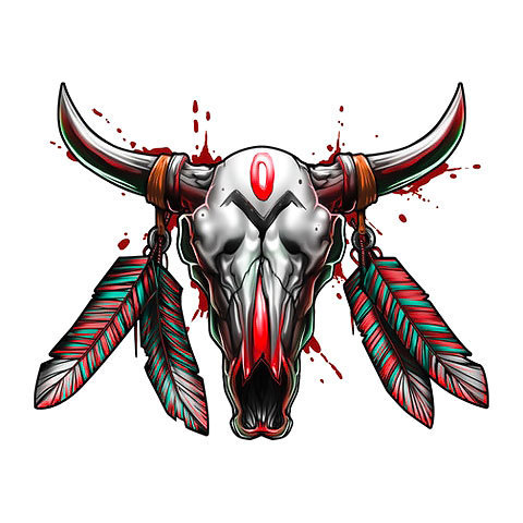 50 Meaningful Bull Skull Tattoo Designs  Art and Design