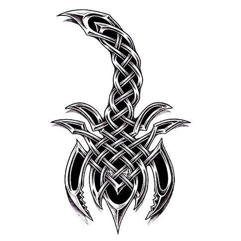 Celtic Scorpion Tattoo Design