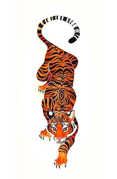 Chinese Tiger Tattoo Design