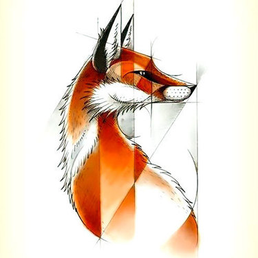 Cool Fox Tattoo