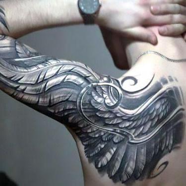Best Eagle Wing Tattoo