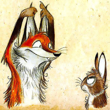 Fox and Bunny Tattoo