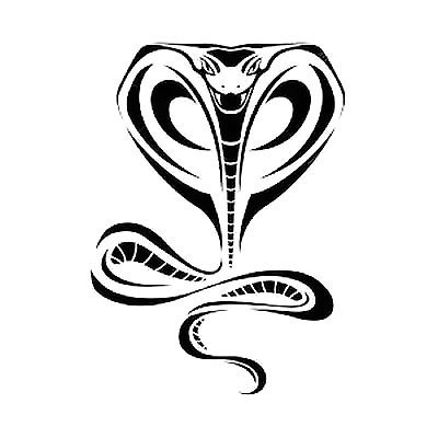 Tribal King Cobra Tattoo Design