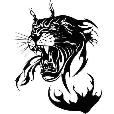 Tribal Panther Head Tattoo Design