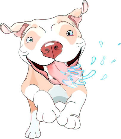 Very Cute Pitbull Puppy Tattoo Design