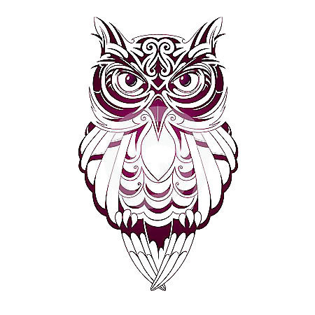 Beautiful Owl Tattoo Design