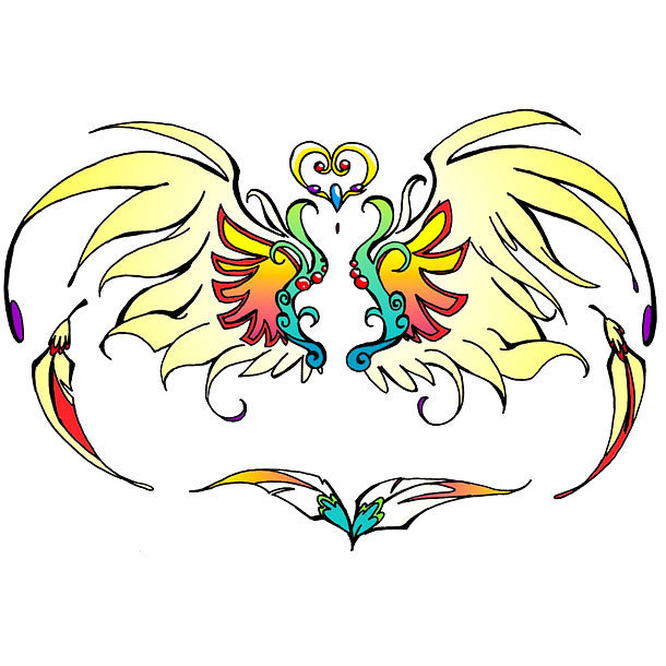 Bird of Paradise Tattoo Design