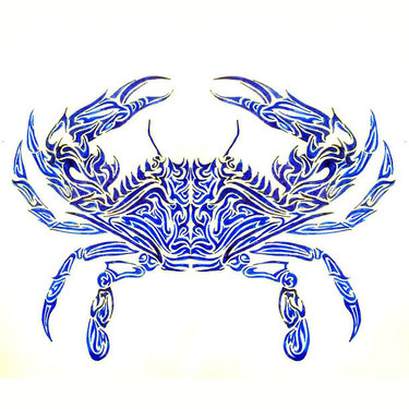 Blue Crab Tattoo