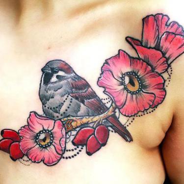 Best Sparrow Tattoo