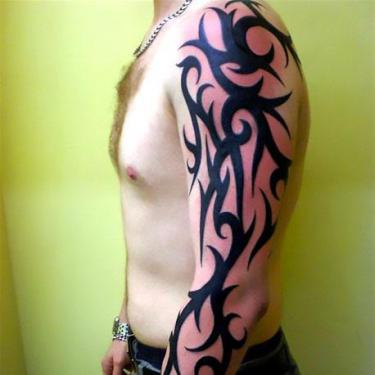 Best Tribal Sleeve Tattoo