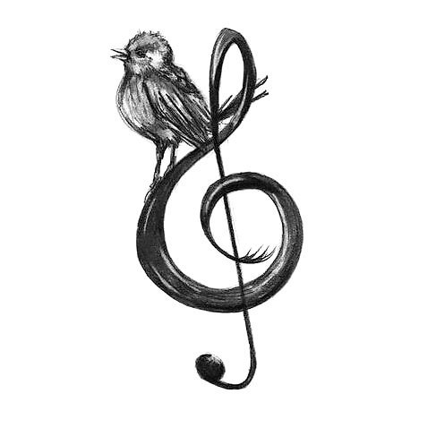 Little Songbird Tattoo Design
