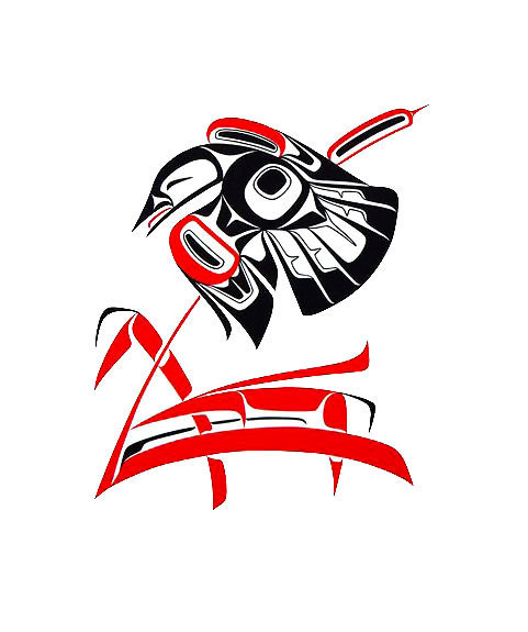 Tribal Blackbird Tattoo Design