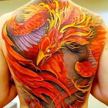 Big Phoenix Tattoo
