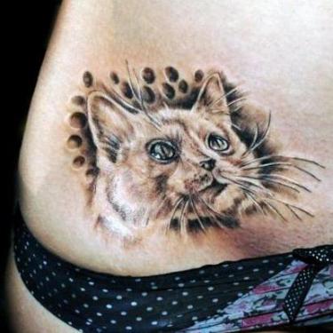 Erotic Cat Tattoo