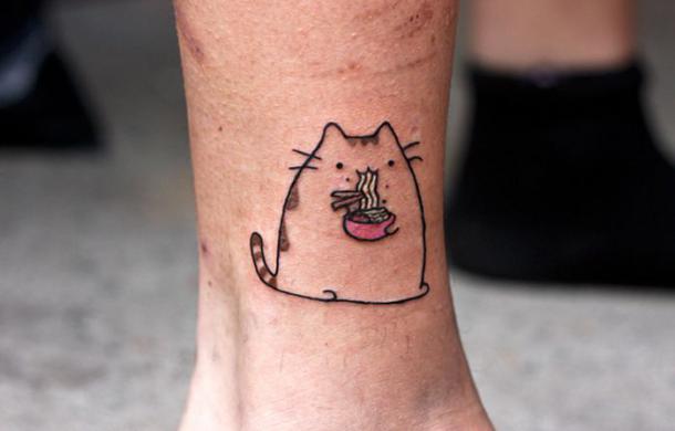 Fat Cat Tattoo Idea