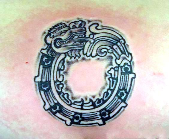 Aztec Snake Tattoo Idea