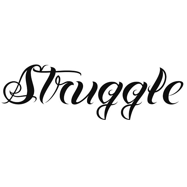 Struggle Tattoo Design