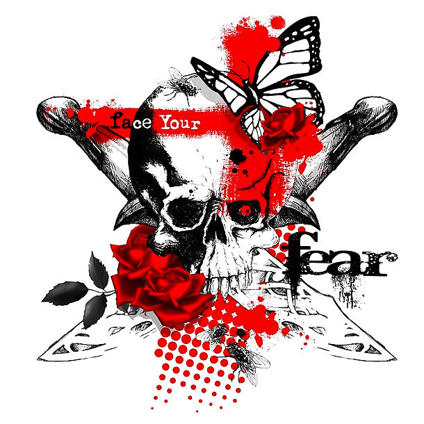 Face Your Fear Tattoo Design