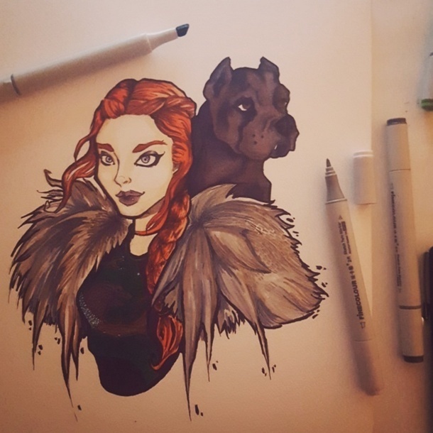 Sansa Stark Tattoo Design