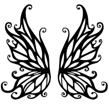 Angel of Death Wings Tattoo