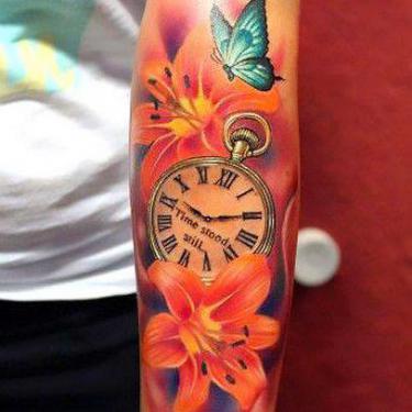 32 Clock Tattoo Ideas